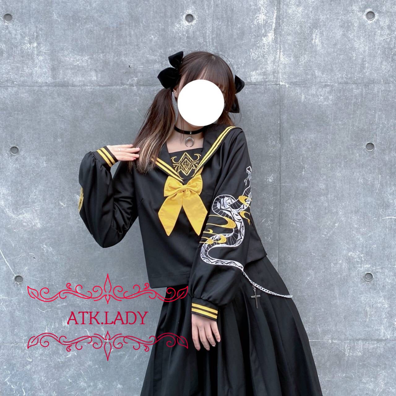 YOIH セーラーカラーベスト　ブラック セーラーカラーベスト_ブラック | YOIHI