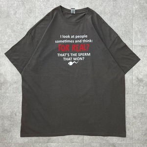 Y2K 00s エロT ジョークT 古着　Tシャツ 半袖　2XL ビンテージ