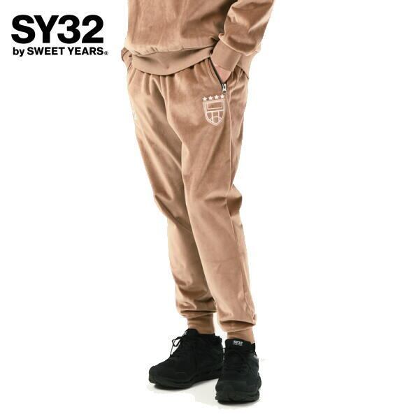 SY32 セットアップ ベージュ XL ラインテープ LINE TAPE LONG PANTS