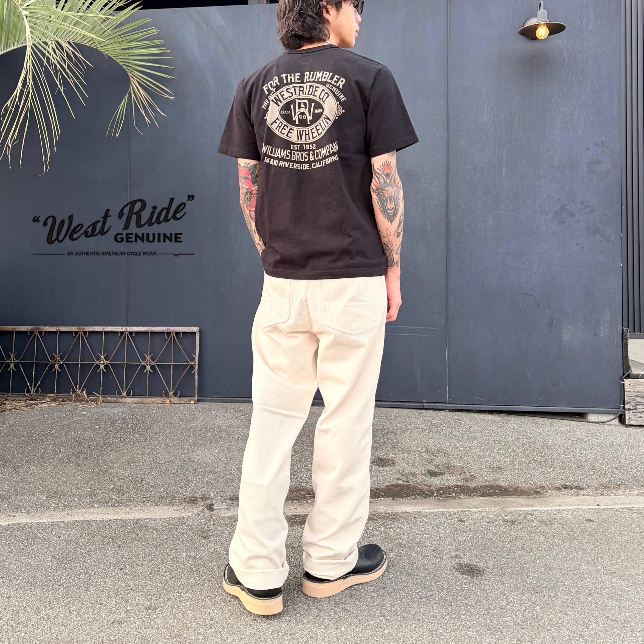 WESTRIDE ウエストライド PANTS | WEST RIDE PADD ride囚人ズボン west