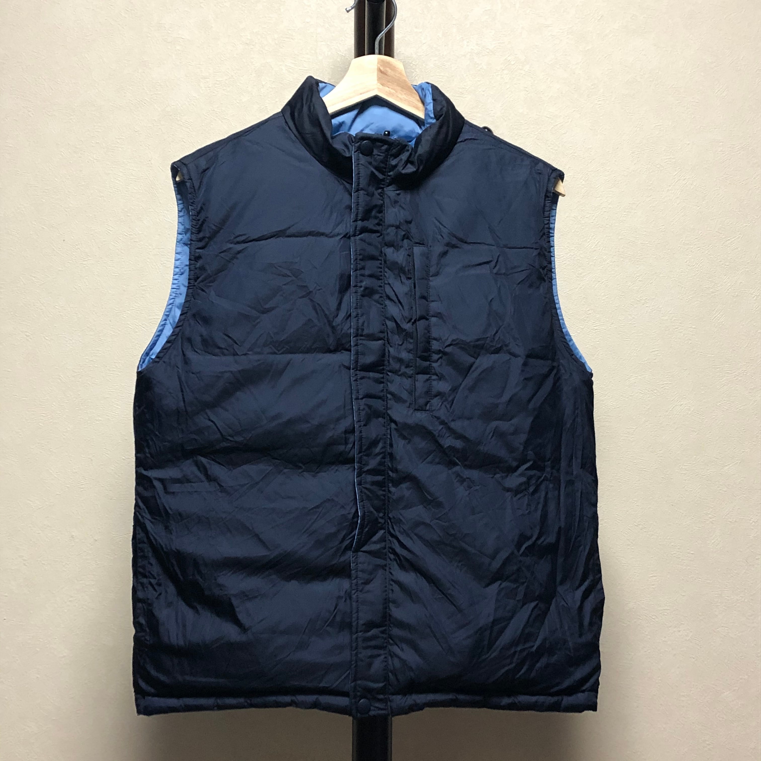 90s LAND'S END reversible down vest / ランズエンド リバーシブル