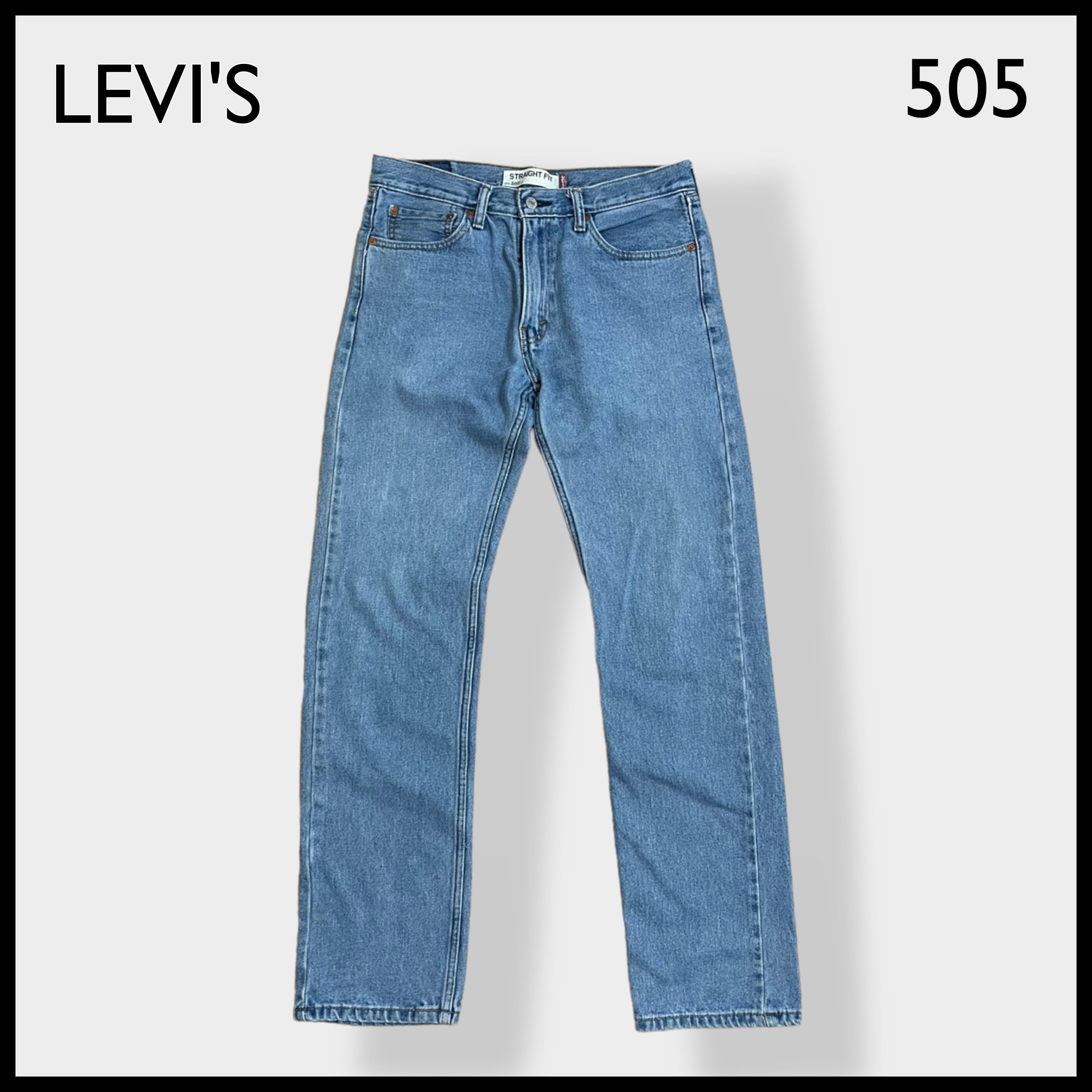 リーバイス Levi's 505 STRAIGHT FIT テーパードジーンズ デニムパンツ メンズw31 /eaa345304