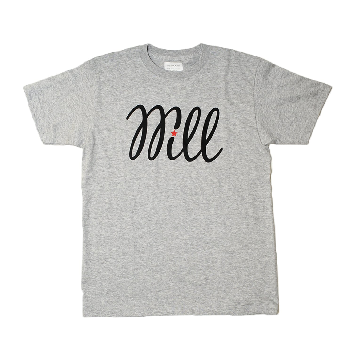 WILL BASIC LOGO TEE (HEATHER GREY)