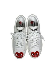 【PLAY COMME des GARCONS】K123(白) CONVERSE PRO LEATHER キャンバスローカット