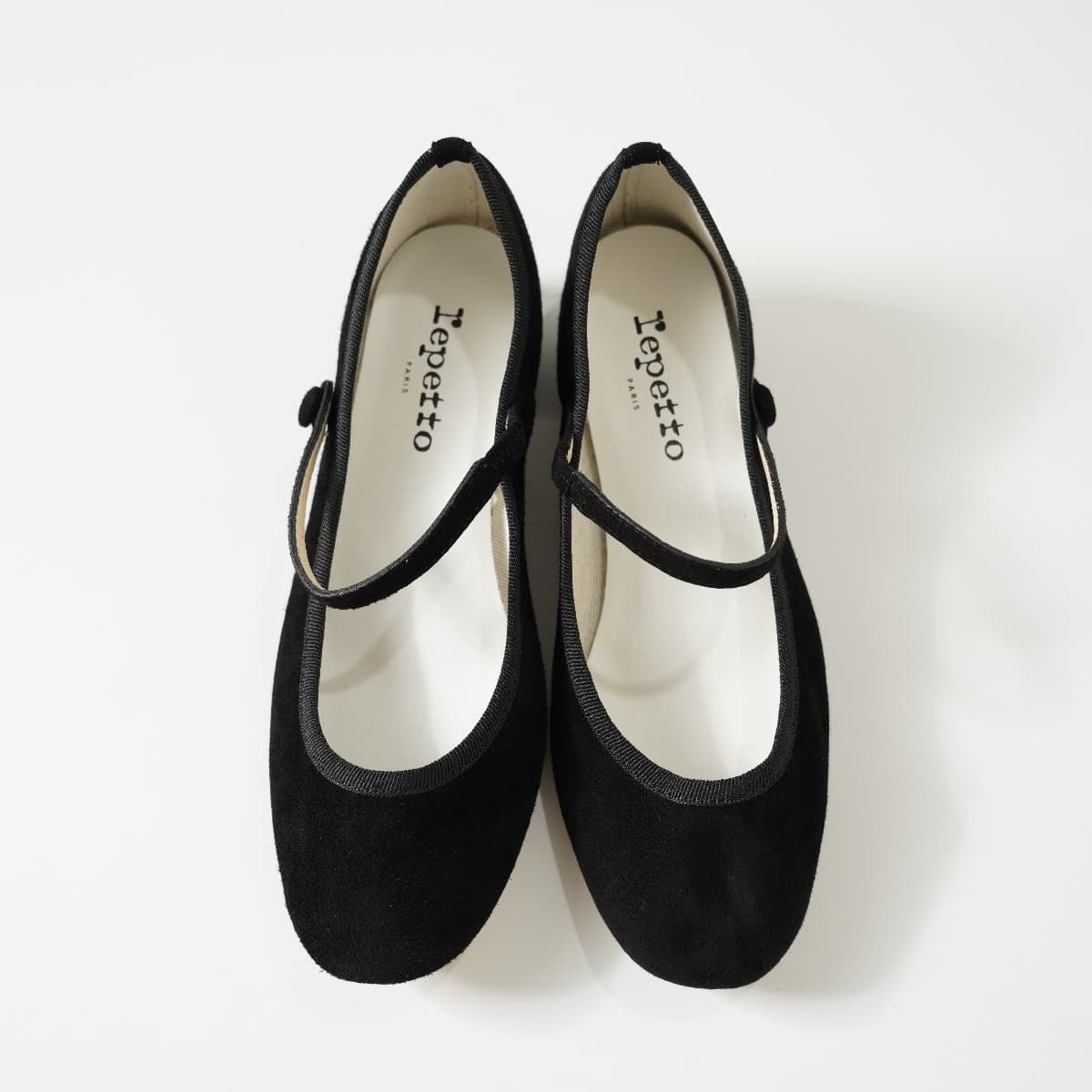 定価4.7万 未使用 Repetto レペット ROSE BALL AD ブラックスエード ローズバレリーナ バレエ フラット パンプス レザー  やぎ革 VX1413 黒 靴 37 | 「フクル」ファッションブランドユーズドセレクトショップ powered by BASE