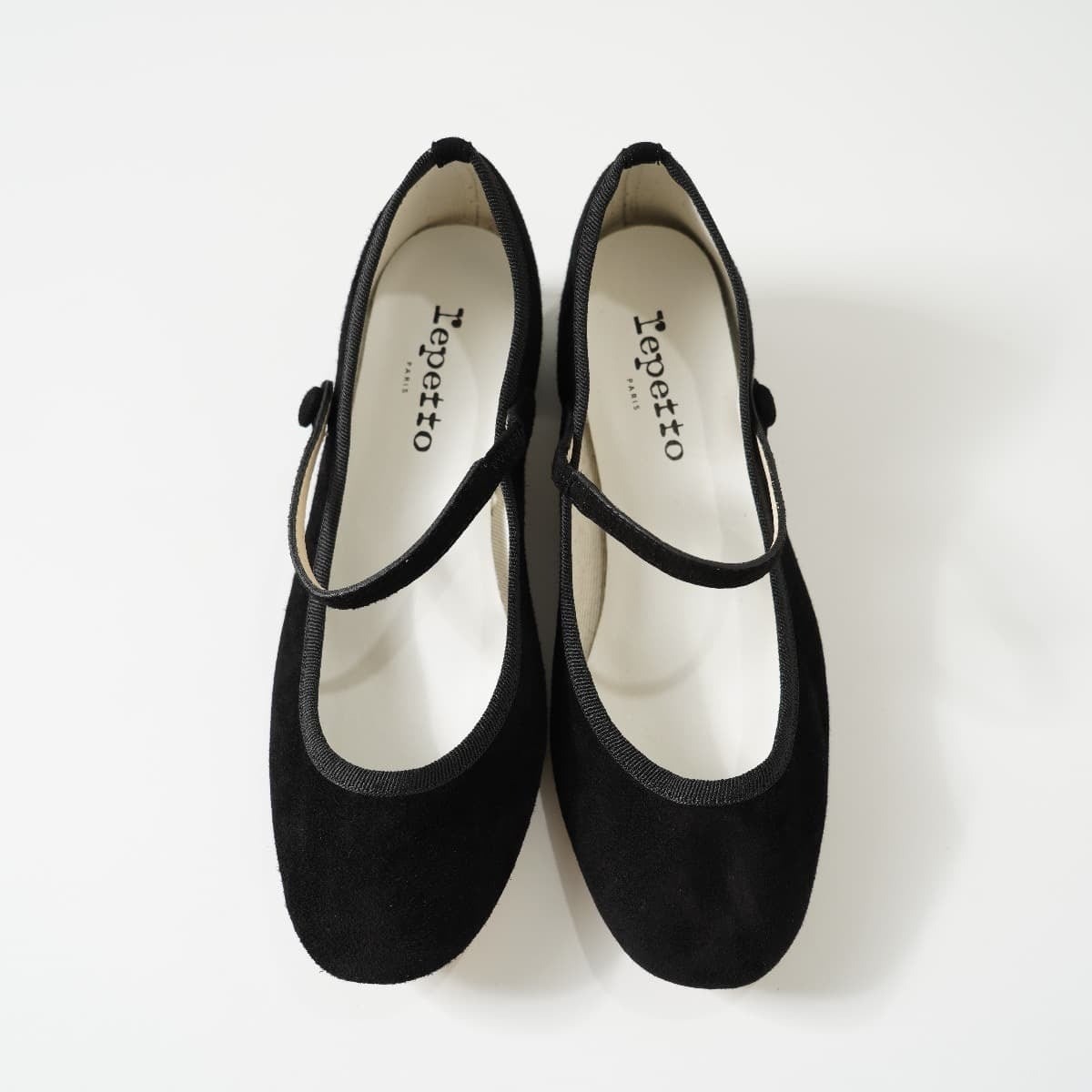 定価4.7万 未使用 Repetto レペット ROSE BALL AD ブラックスエード 