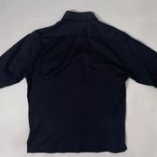 90s Aquascutum アクアスキュータム 長袖シャツ L/ブラック メンズ ビンテージ