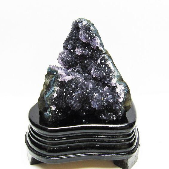 アメジスト クラスター ウルグアイ産 アメシスト 原石 Amethyst 台座付属 花型 一点物 182-5533
