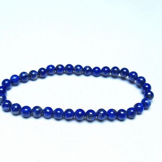 ラピスラズリ ブレスレット 5mm 一点物 メール便可 [M便 1/10] 111-48272