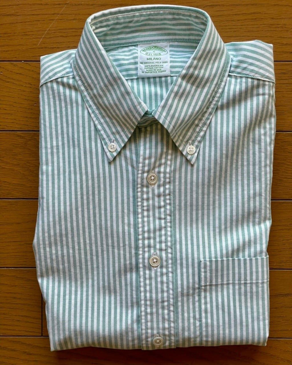 【廃盤品】米国製ブルックスブラザーズボタンダウンシャツ