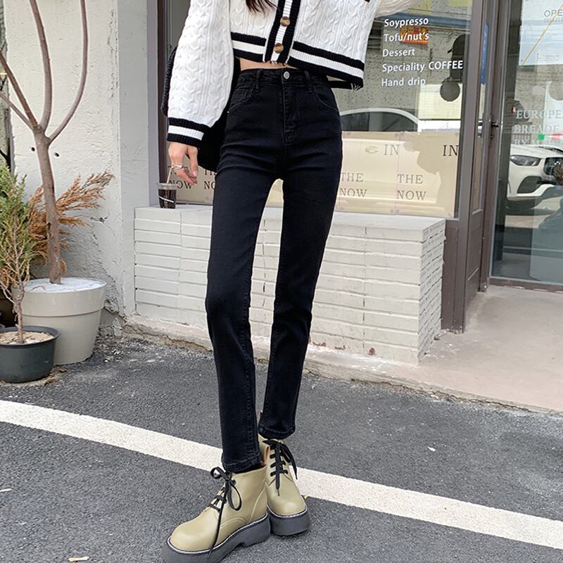 ウェストジーンズ スプリングオータムブラックパンツ 春物 秋物 スーパーモール28054327050