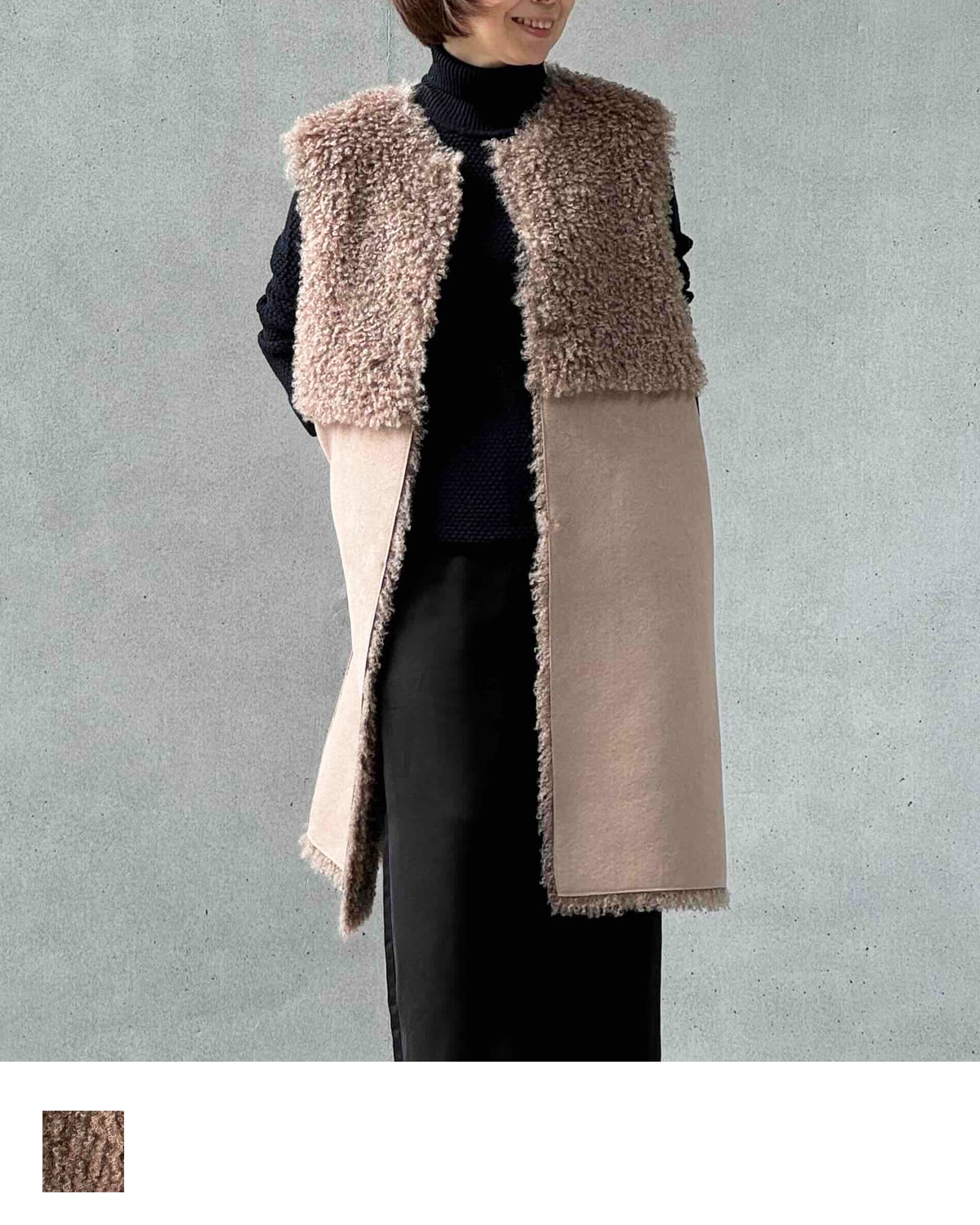 フェイクレザージレ / リバーシブル | 小さいサイズ専門店 LittleMy