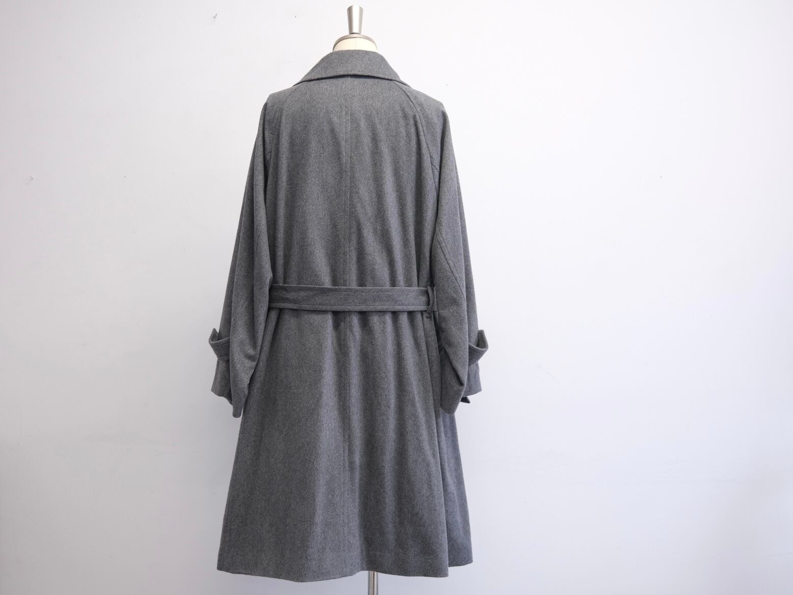 ジャケット・アウター ULTERIOR CASHMERE BEAVER OVER COAT ULTERIOR”PURE CASHMERE BEAVER OVER COAT GREY” | Lapel online store