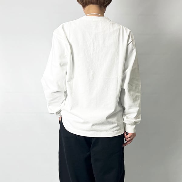 SALE] awasa アワサ オーガニックコットン長袖Tシャツ aws3-02002