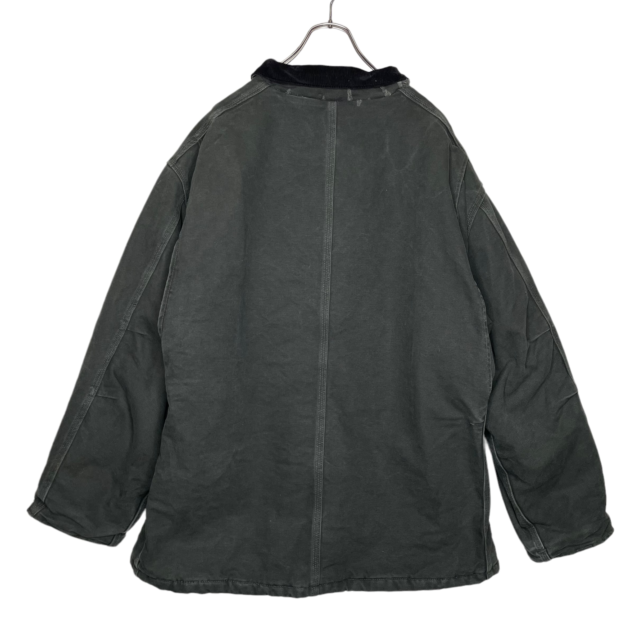 Carhartt トラディショナルコート XL 刺繍 襟コーデュロイ 革パッチ