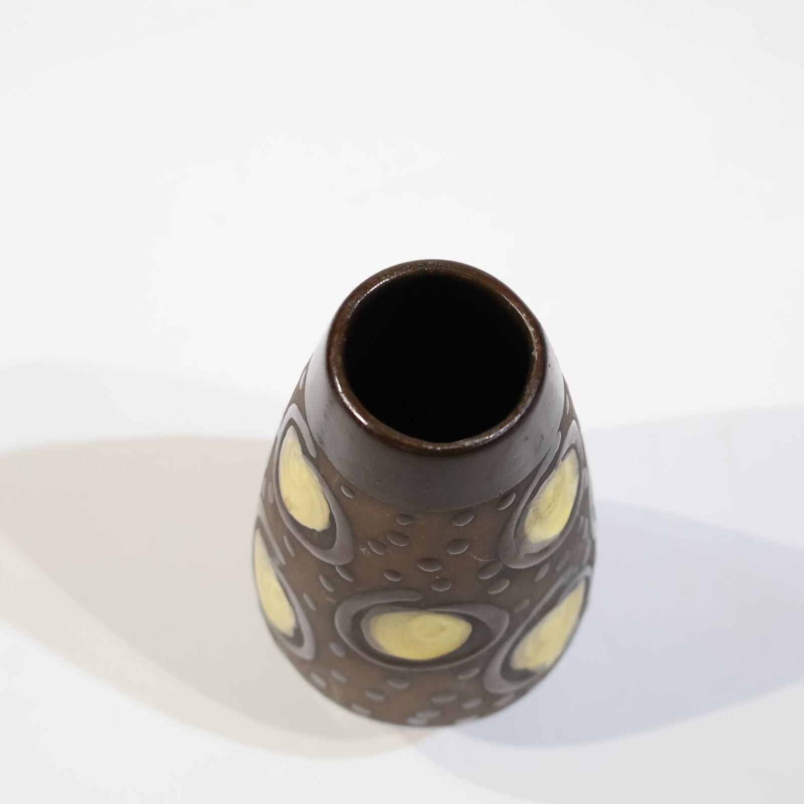 STREHLA　旧東ドイツ製　Fat Lava　60年代　ミッドセンチュリー Strehla-- 15.3cm | Fat Lava & German Art Pottery