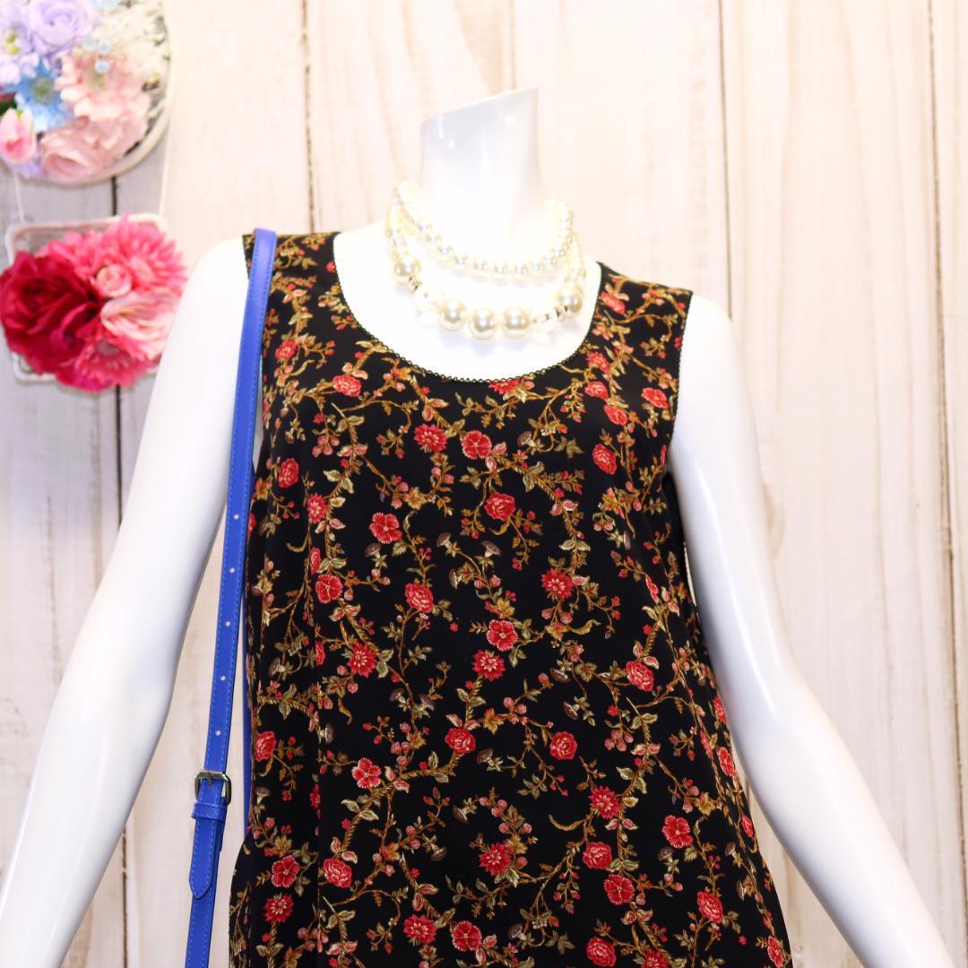 カネコイサオ 総柄ノースリーブワンピース フリーサイズ | アパレル