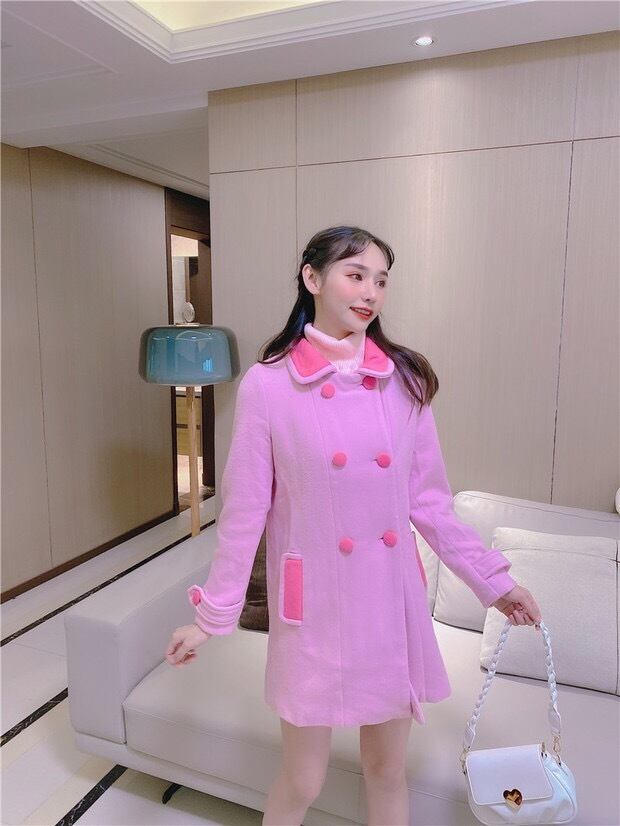 ルネ  2018 アウター コート コーディガン ピンク 美品 クリーニング済み スプリングコート | aka | レリアン プラスハウス | 165cm | Leilian