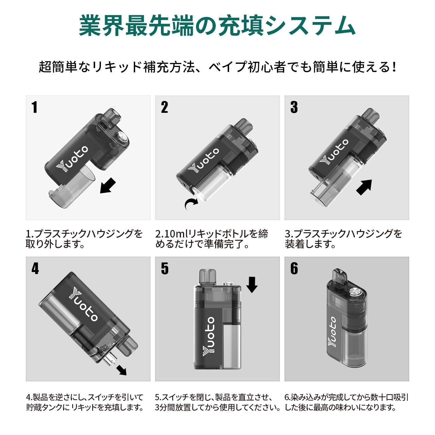 DR.STICK 本体+USBケーブル+専用リキッド1箱+専用リキッド3個 DR.STICK 本体+USBケーブル+専用リキッド1箱+専用リキッド3個