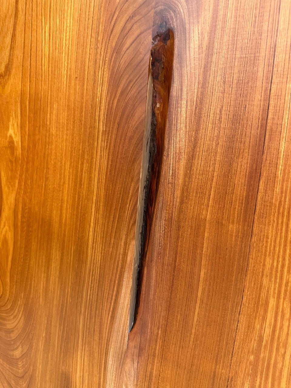 欅（ケヤキ）ブックマッチ_2000×930-1070×40_浅草本店_テーブル天板/一