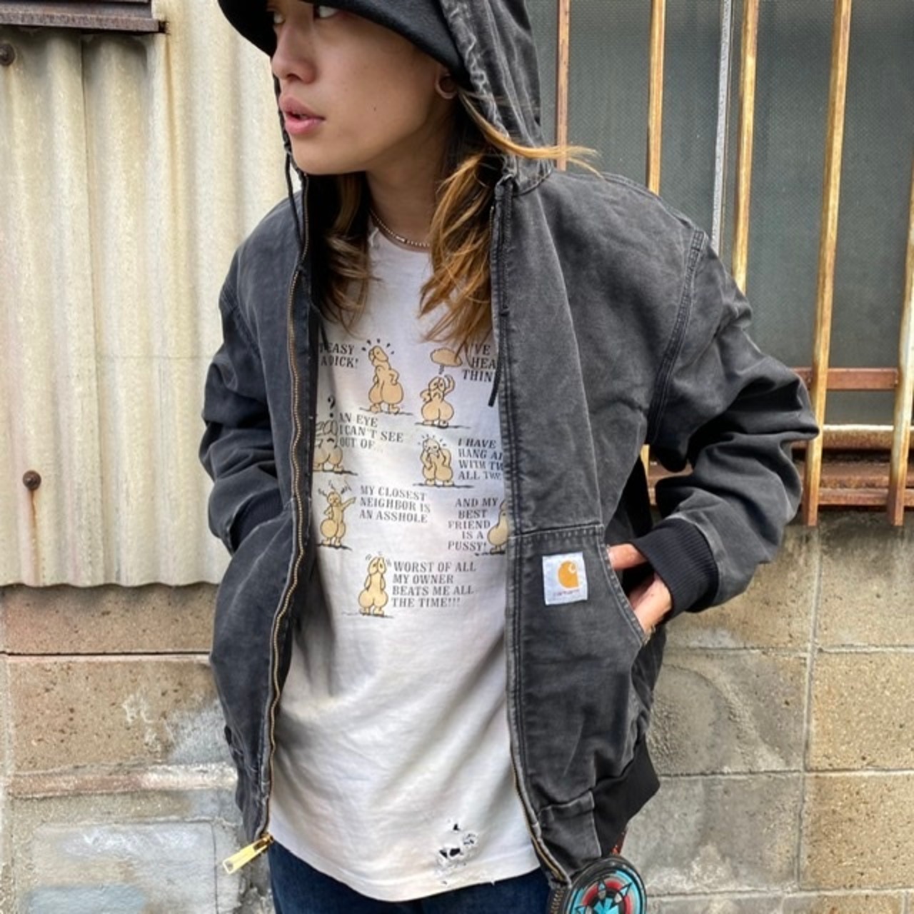 Carhartt カーハート アクティブジャケット ダック地 フルジップ 