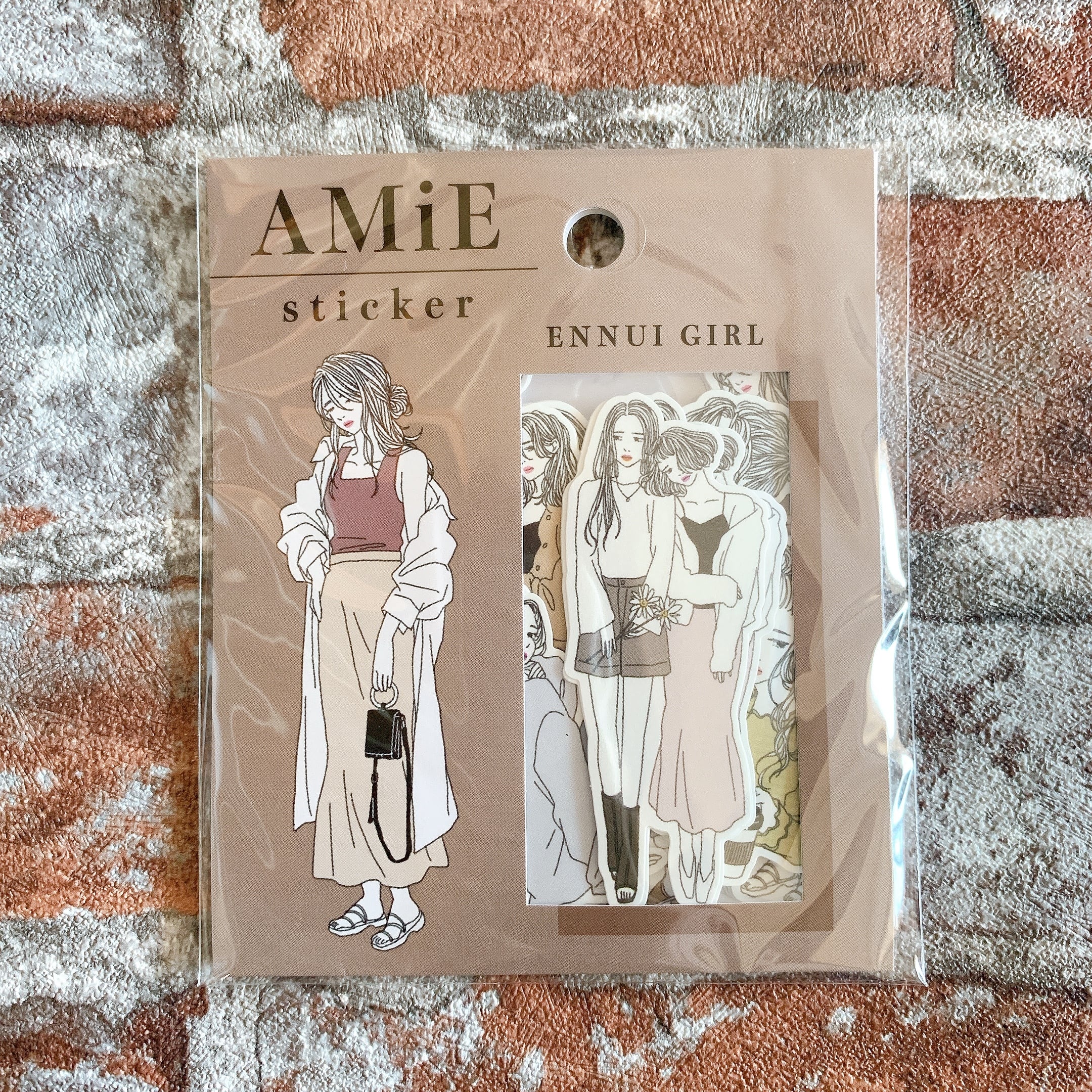 アミ ステッカー ennui girl フレークシール マインドウェイブ