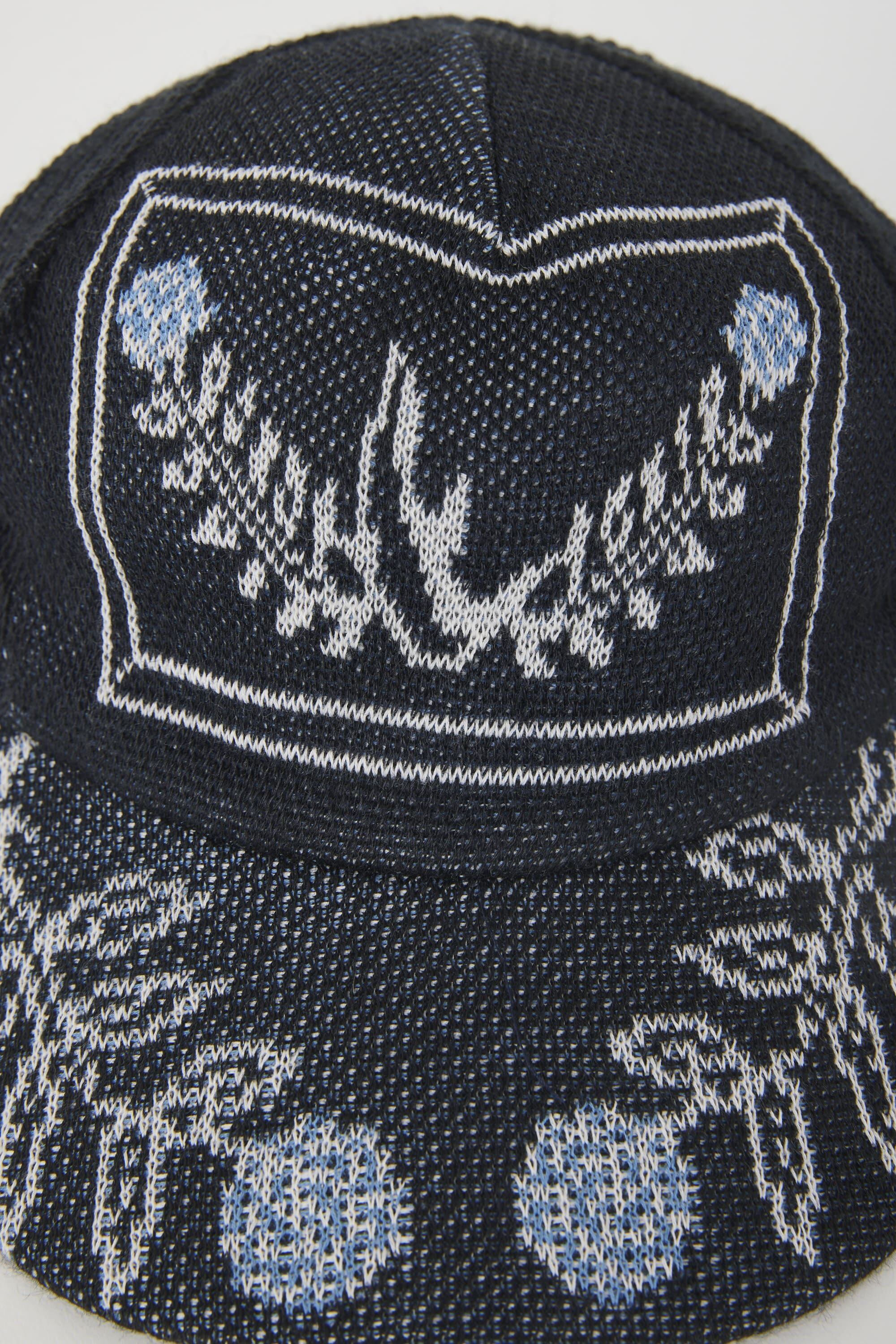 26SS】SHINYAKOZUKA KNITTED FIGHTHER`S CAP(BLACK) 2601SK124 | IAAAM