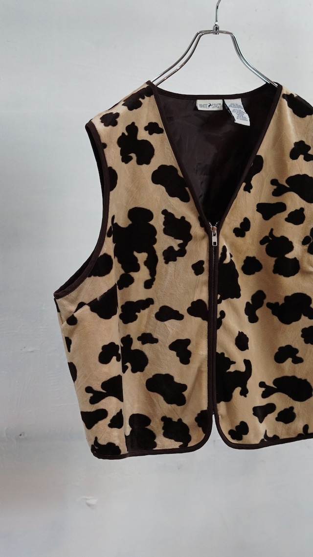 HOLSTEIN PATTERN VEST