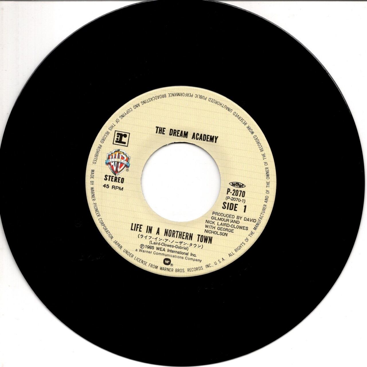 Middletown Dreams 12インチレコード 7EP】ドリーム・アカデミー – ライフ・イン・ア・ノーザン・タウン