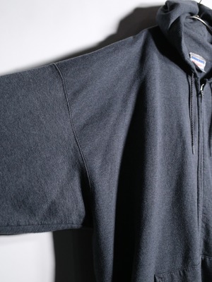 "Hanes" XXXG super over silhouette zip-up foodie