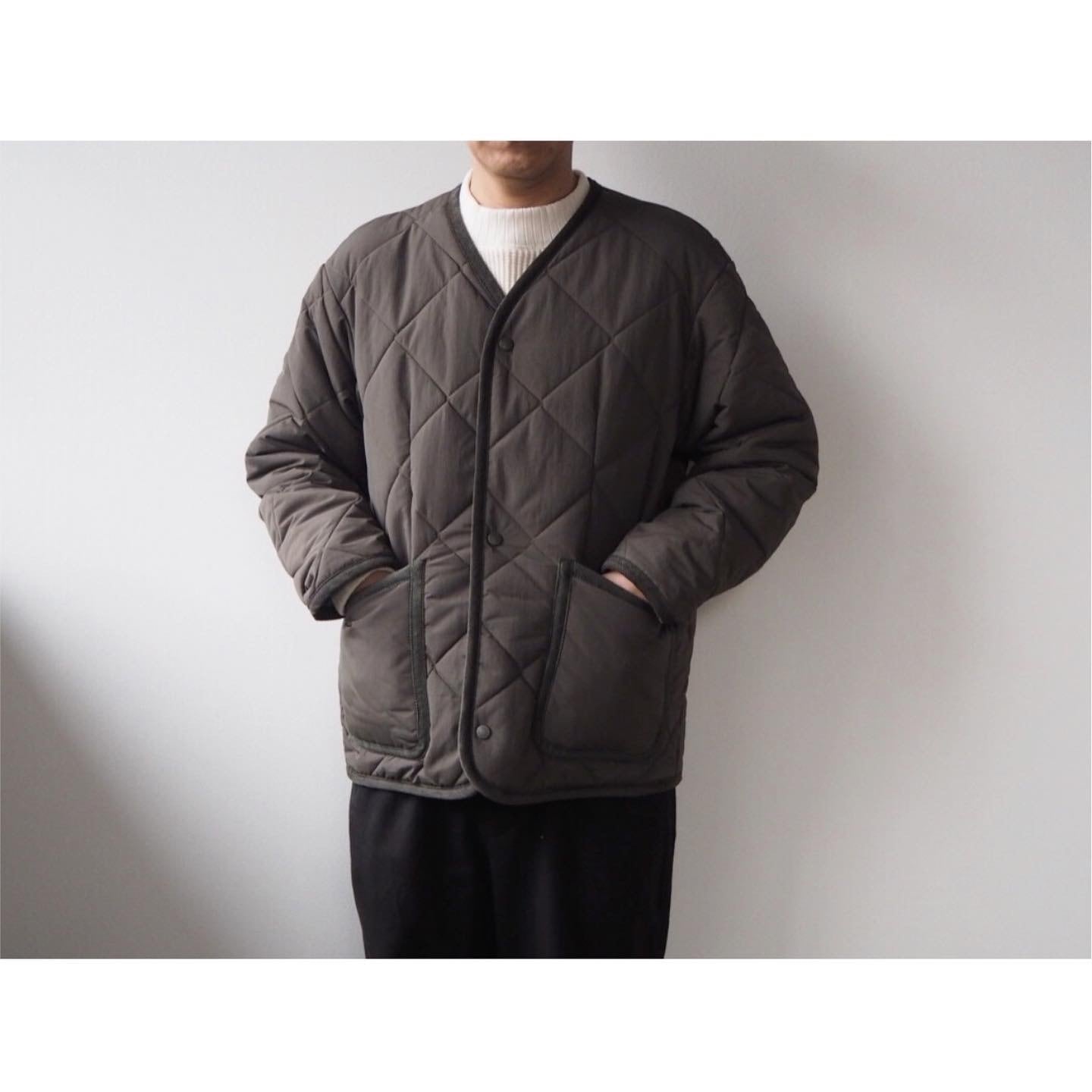 LAVENHAM (ラベンハム) Big Quilt Collarless Jacket | AUTHENTIC Life Store powered  by BASE
