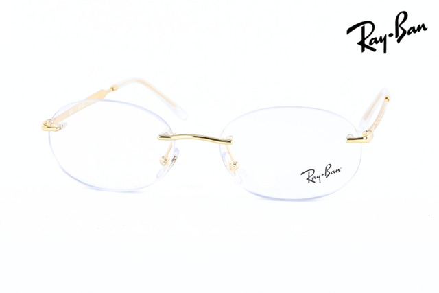 Ray-Ban メガネ RX3767V 2500 オーバル ツーポイント 縁無し RB3767V レイバン 正規品