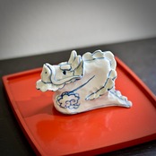 村田菜穂美 干支 雲龍 染付ライン/ 2104130001598