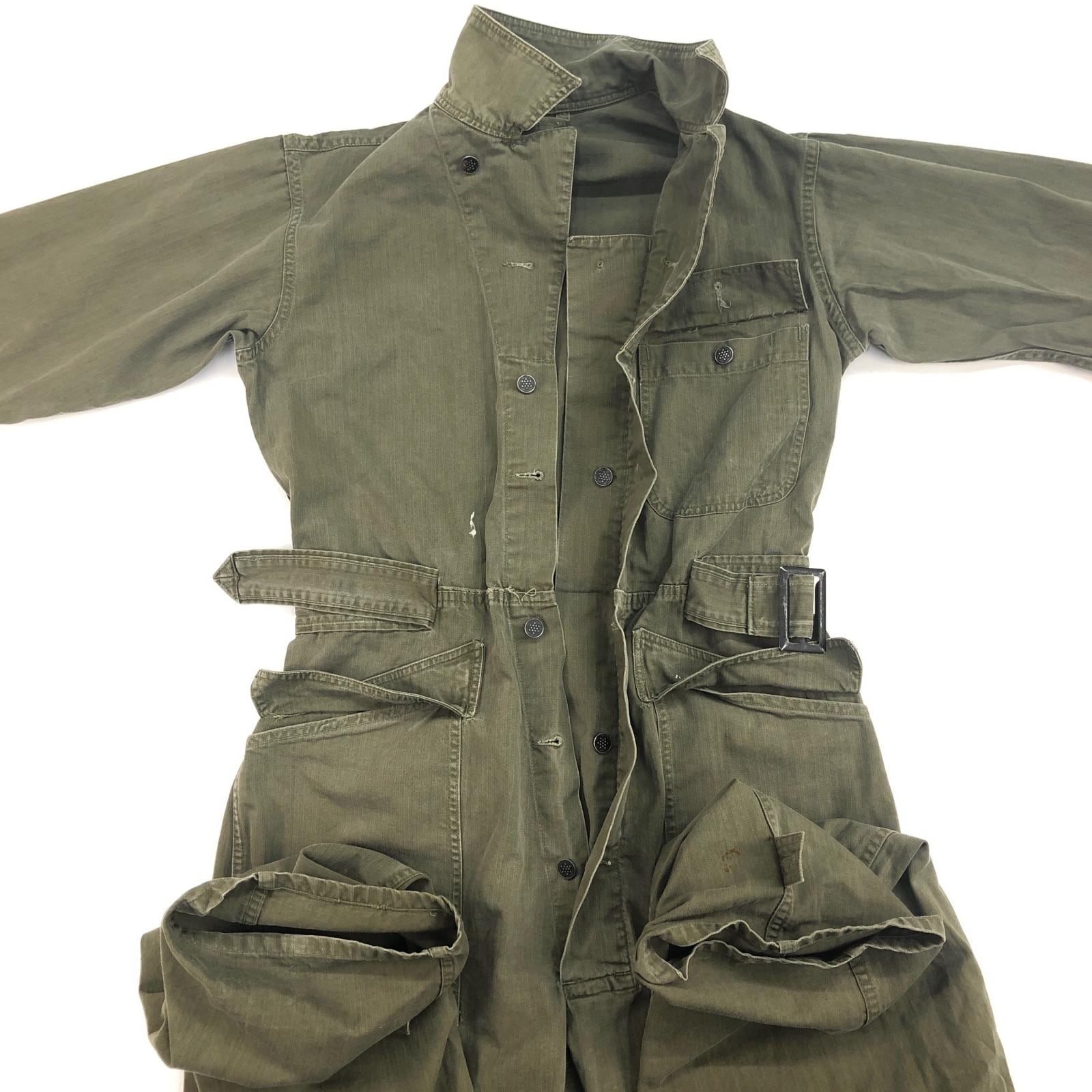 U.S.ARMY M-43 40年代 HBT つなぎ ヘリンボーンツイル オールインワン