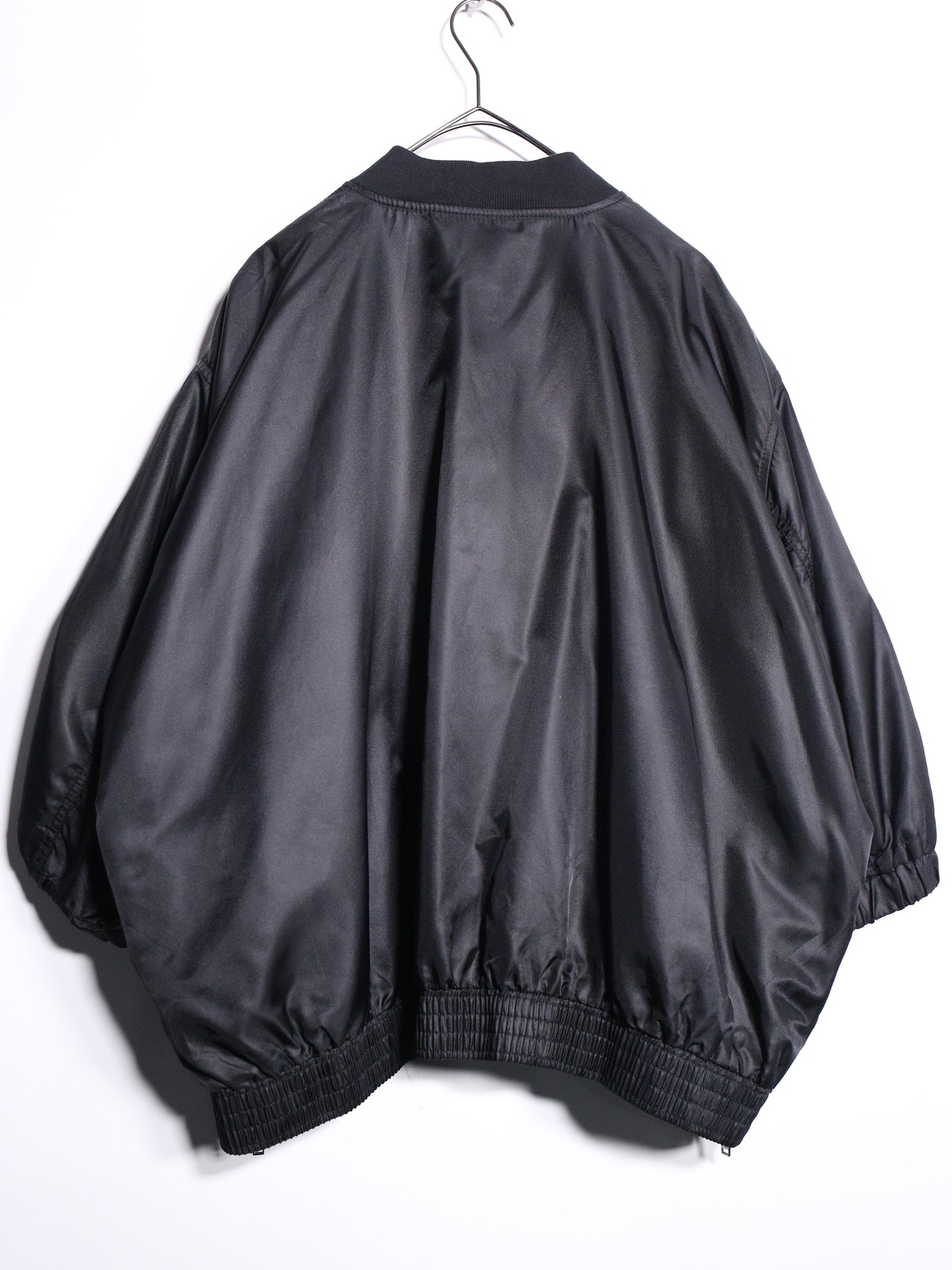 nylon oversized s/s bomber jacket - 12
