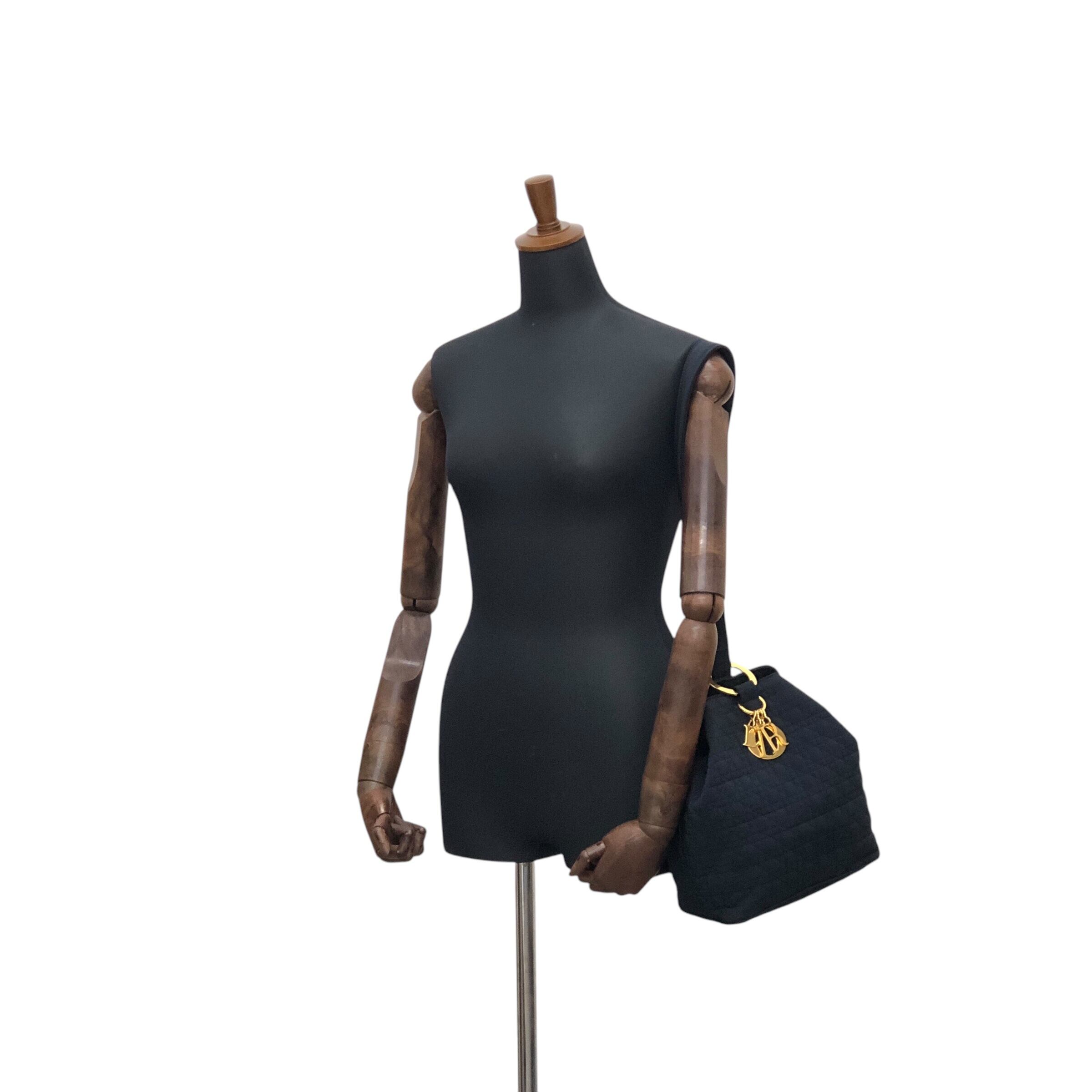 christian diorカナージュ レディディオール 巾着 ショルダーバッグ 中古・古着通販】Christian Dior (クリスチャン ディオール) 巾着