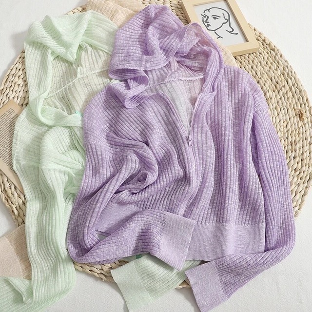 ショート丈シアーパーカー