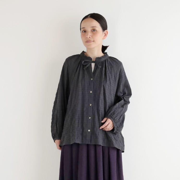 tamaki niime fuwa-T Long cotton 008 | [naty:r] ナチュール