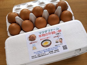 平飼い卵　５０個 (１０個入り箱×５）
