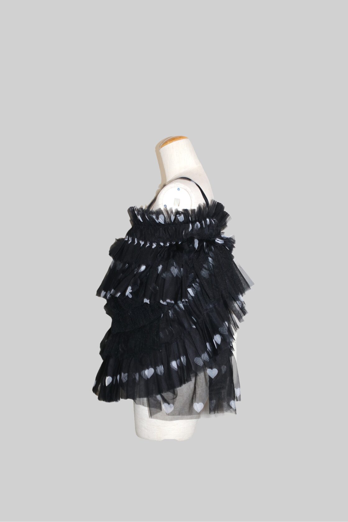 24AW】VIVIANO Tulle Cami Top (HEART) VS-AW24-TU04 | Pay ID