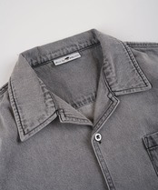 【SUNS】SIDE LINE OPEN COLOR DENIM SHIRTS［RSS016］