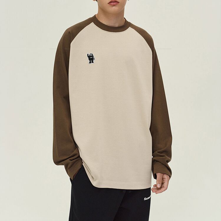 ★CONTRAST COLLAR RAGLAN T-SHIRT　　01147
