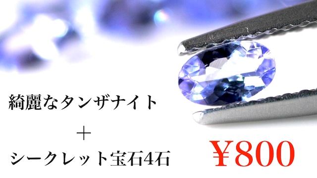 綺麗なタンザナイト＋4石800円Special[DK-286］