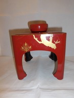 塗盃台  lacquer sake stand(No1)