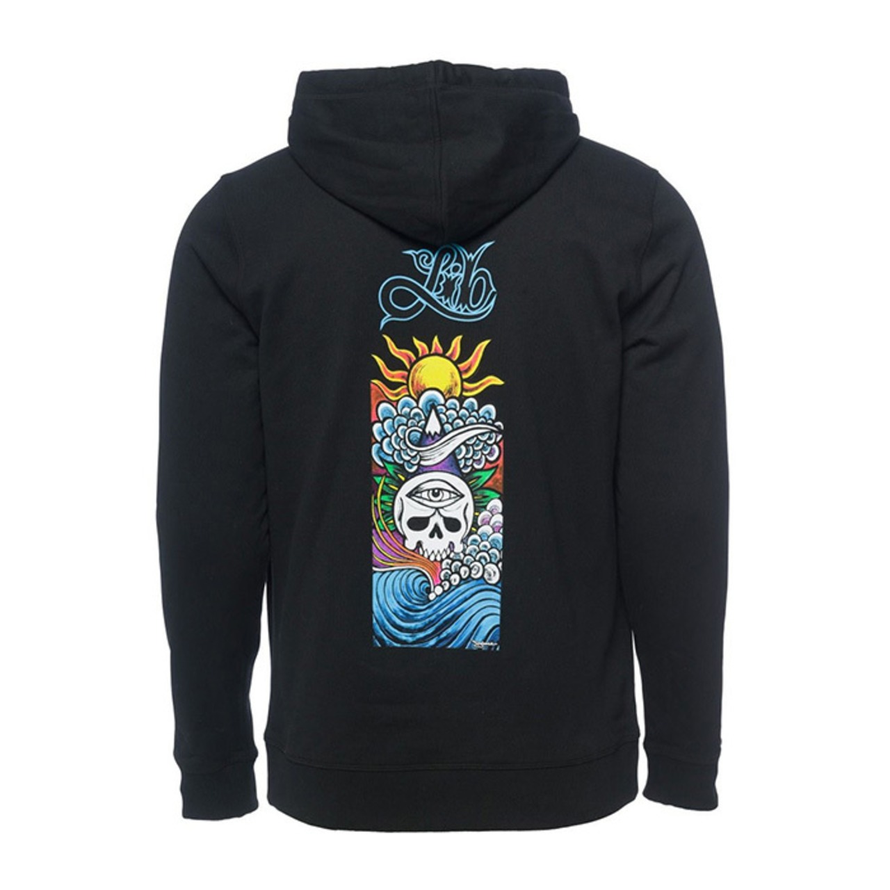 LIB TECH Jamie Lynn Sunrise Eco Pullover Hoody Black リブテック 