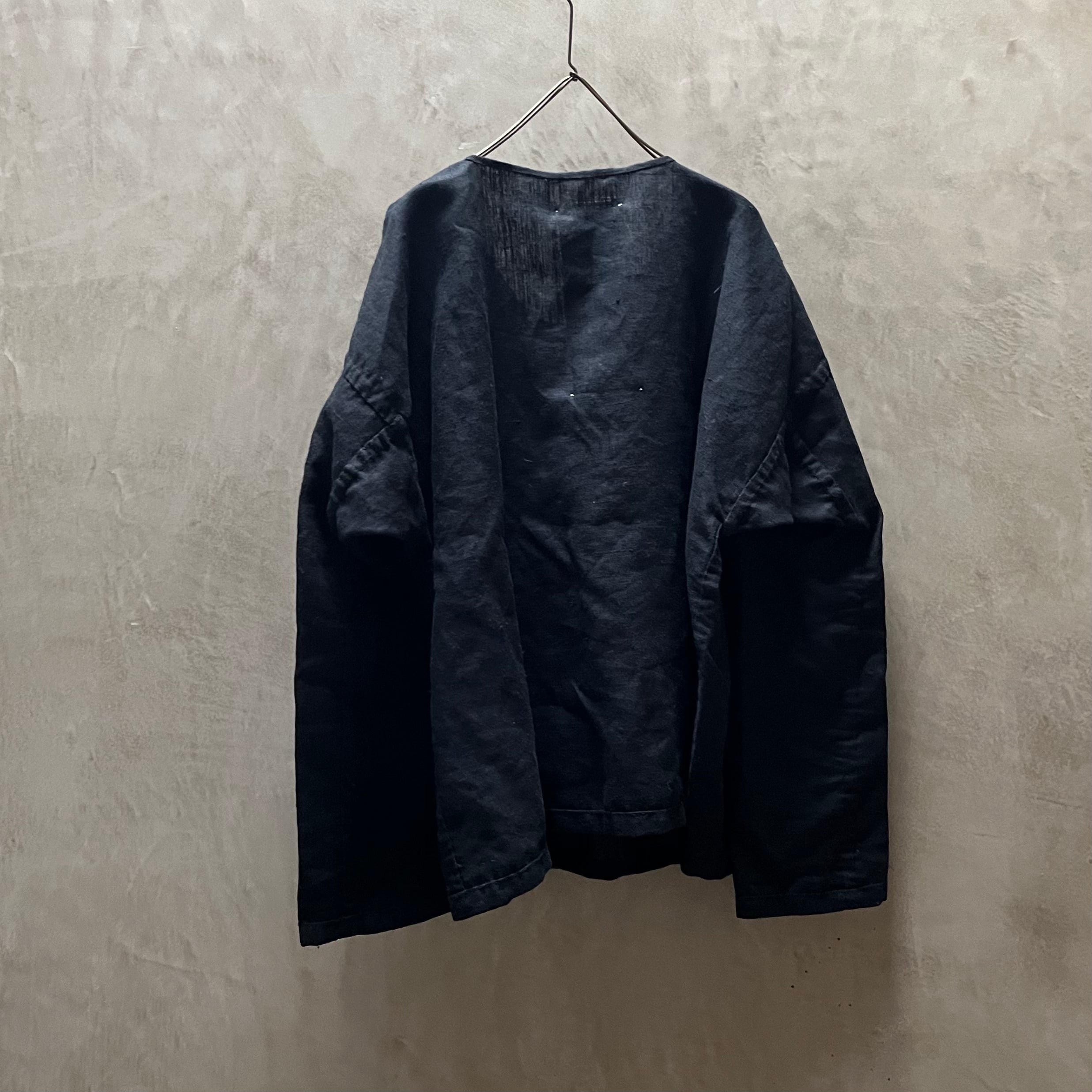 ROGGYKEI ロギーケイ オーバーサイズ ポンチョ サイズM ROGGYKEI／ロギーケイ WOMANS HANDSTICH PULLOVER BLACK size M