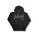 NOBODY FRONT LOGO ZIP UP HOODIE