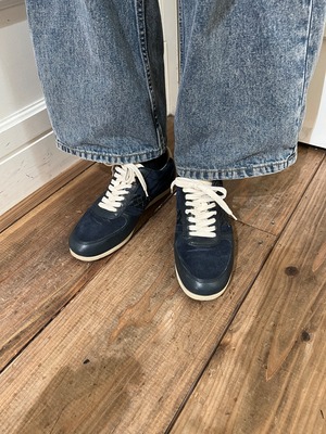 BOTTEGA VENETA / vintage blue corduroy  design sneaker.