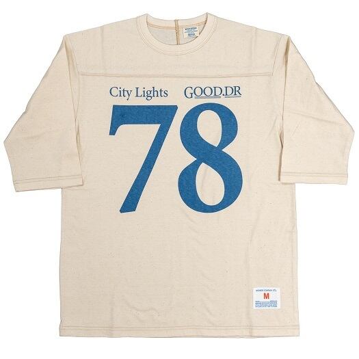 WORKERS(ワーカーズ)~Football Tee City Lights Oatmeal~