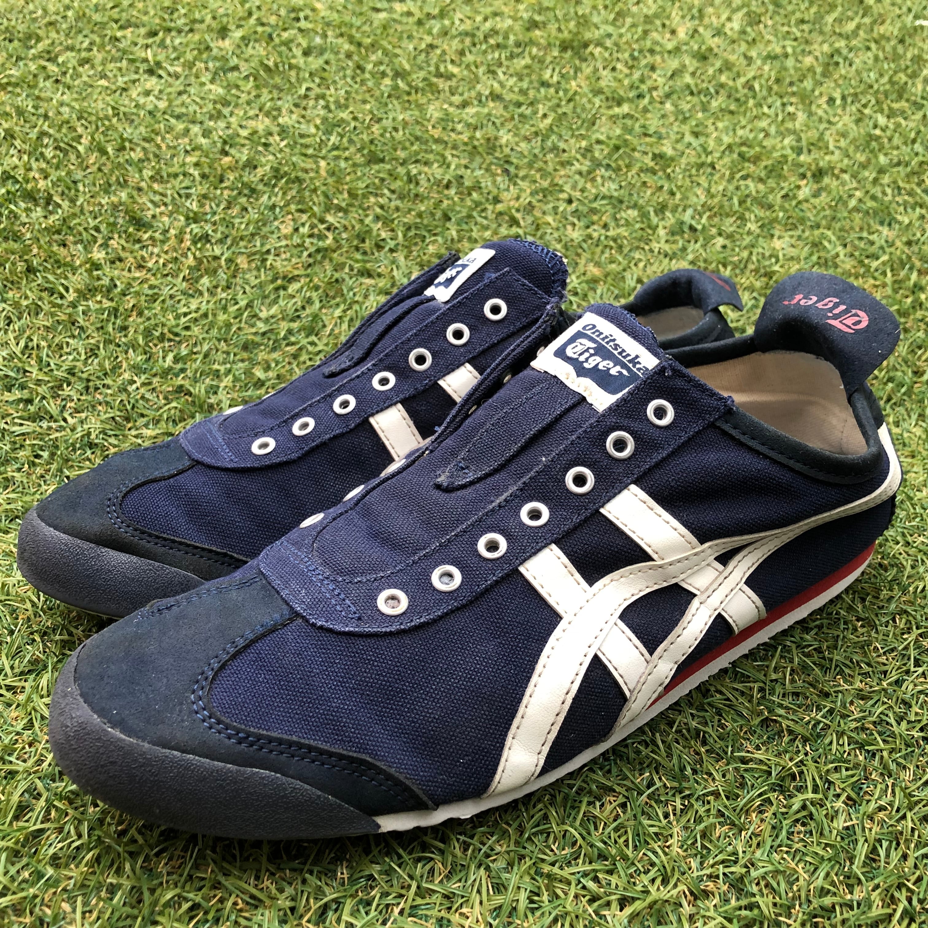 66 slip on オニツカ メキシコ66 ネイビー Onitsuka Tiger MEXICO 66